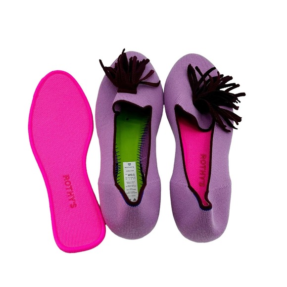Rothy's Limited Edition The Merino Wool Tassel Slip On Loafer Flat Size W9 NWOB - Picture 5 of 9